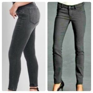 Cabi 966 Acid Wash Skinny Jeans Gray Size 4
